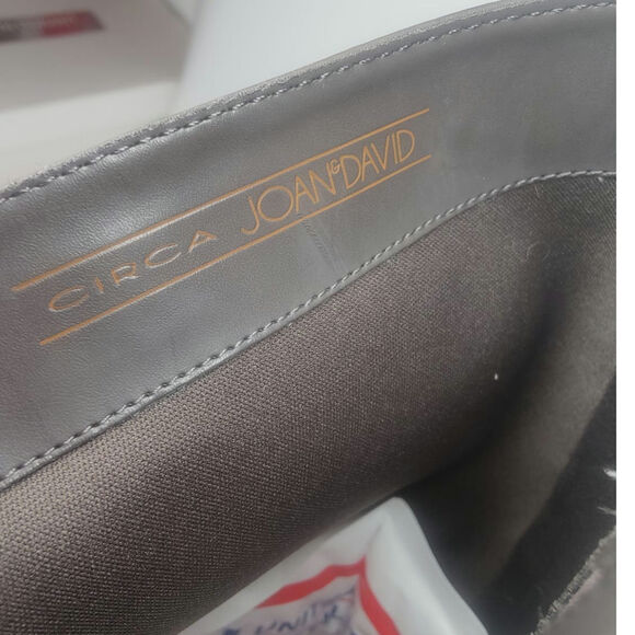 Gray Buckle riding boots by Circa JOAN & DAVID sz 8.5 - Picture 8 of 8
